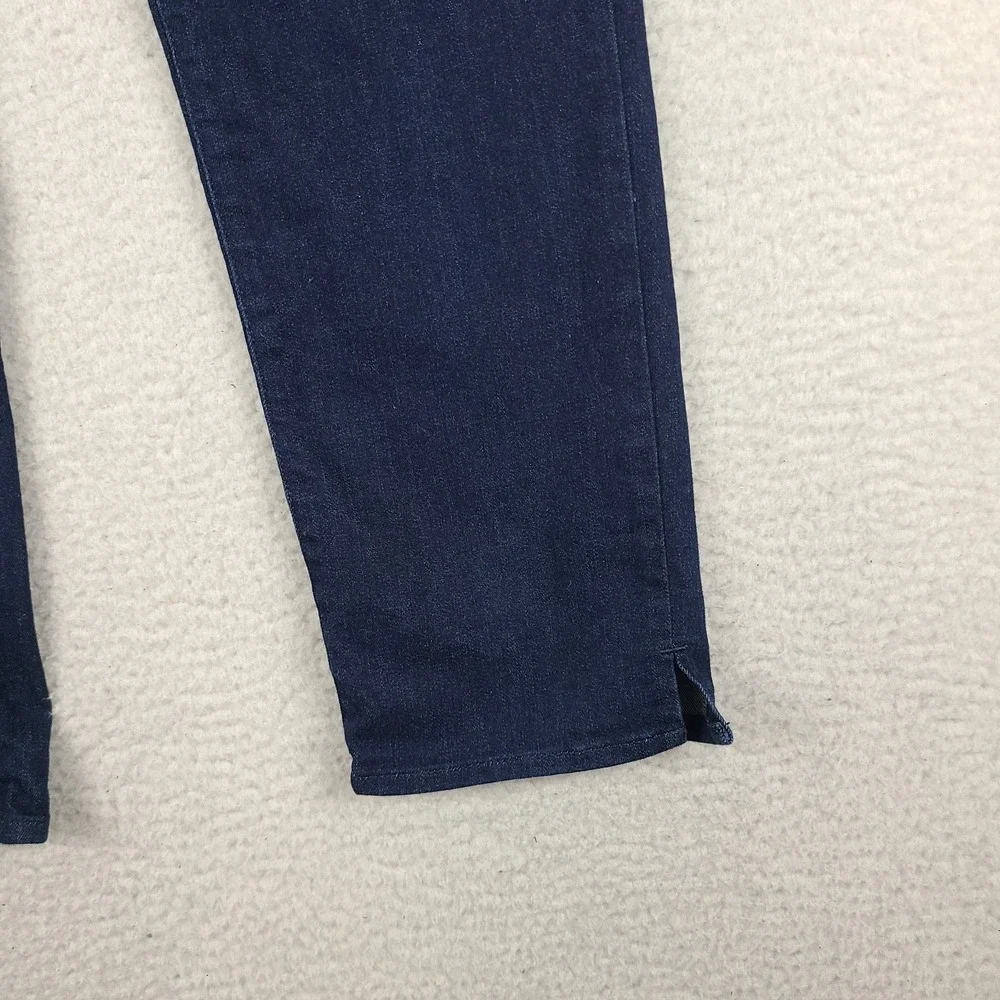 Not Your Daughter Jeans Womens 14 Blue Slim Straight Curves 360 Dark Wash NYDJ